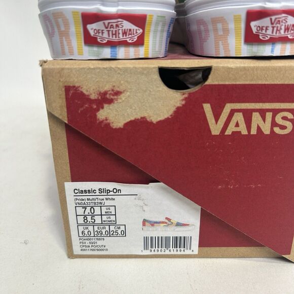 Vans Classic Slip-On “Pride/Multi True White” 2024 - Picture 5 of 5